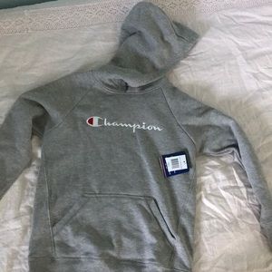 grey champion hoodie